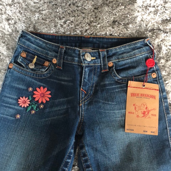 True religion size 10 (girls) Joey peacock emb - Picture 2 of 7